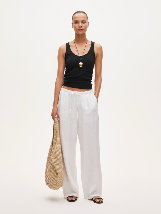 J. Crew Pants - J.Crew Petite Soleil pant in linen Sz M